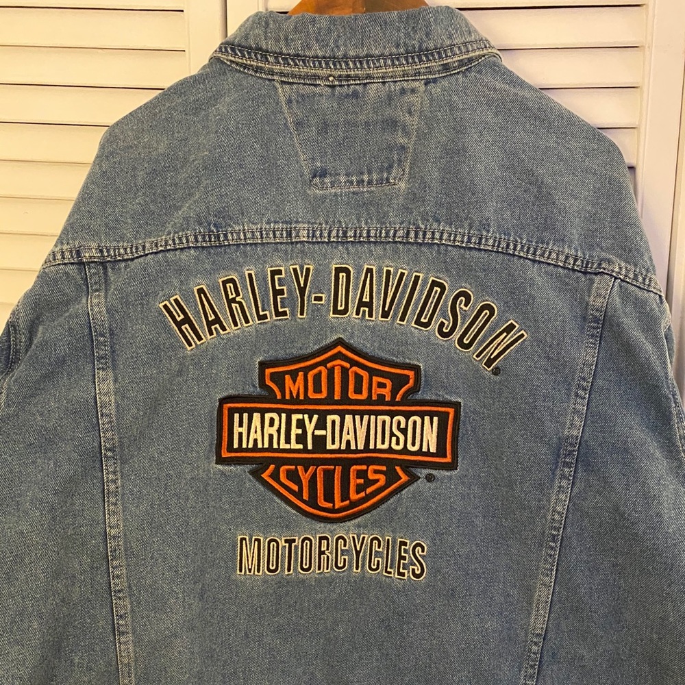 Harley Davidson Motorcycles Denim Jacket
